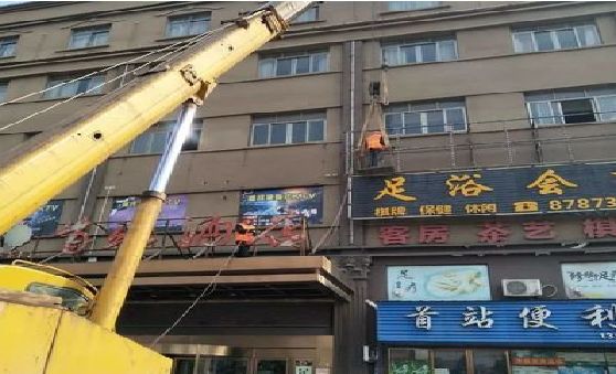 武陟安装较高的门店招牌有什么好的方法？